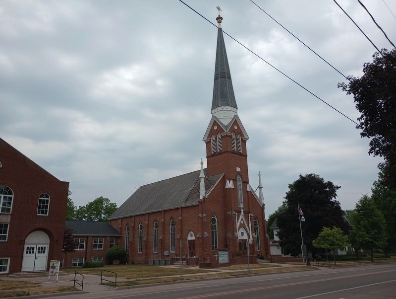 Emanuel United Church of Christ and Church Hall image. Click for full size.