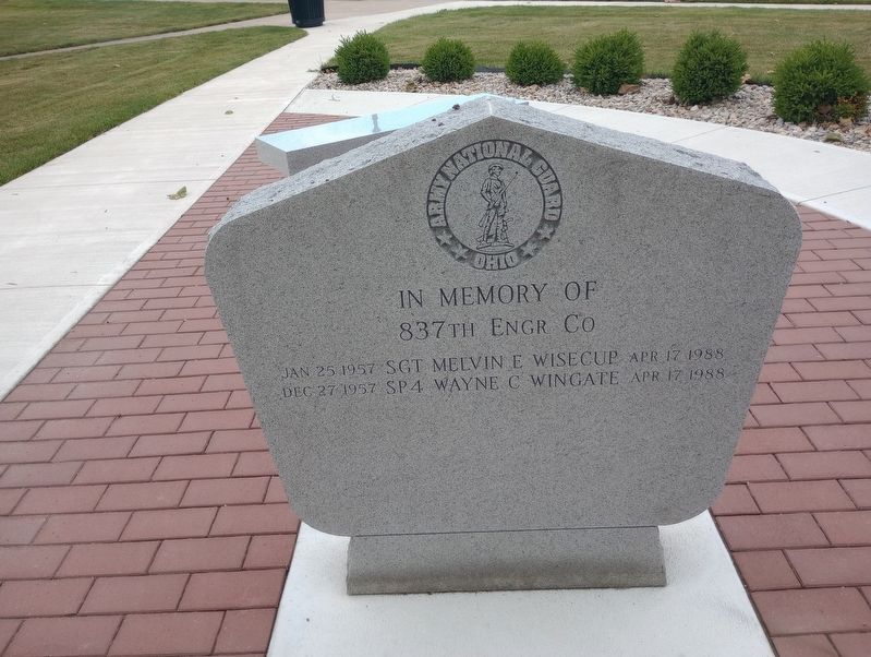 Ohio National Guard Veterans Memorial. Click for full size. Ohio National Guard Veterans Memorial image. Click for full size.