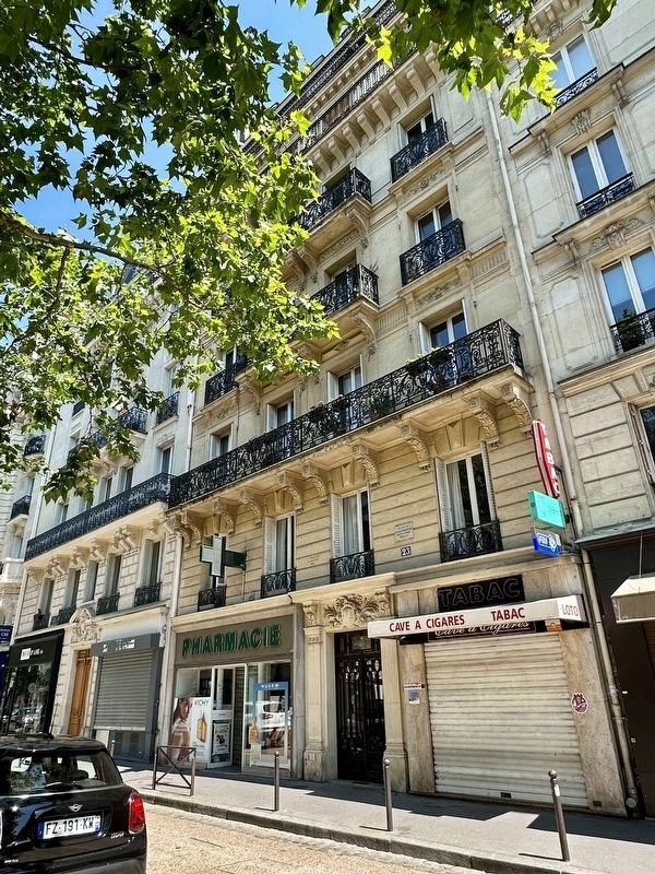 Jacques Madeleine Marker - wide view. Click for full size. Jacques Madeleine Marker - wide view image. Click for full size.