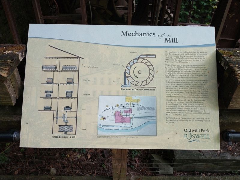 Mechanics of a Mill Marker image. Click for full size.