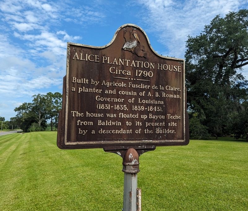 Alice Plantation House Marker. Click for full size. Alice Plantation House Marker image. Click for full size.