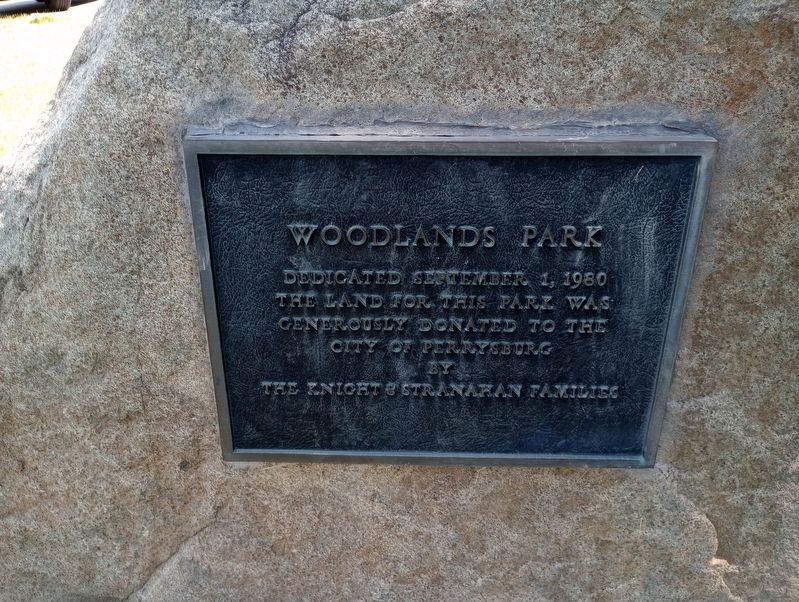 Woodlands Park Marker image. Click for full size.