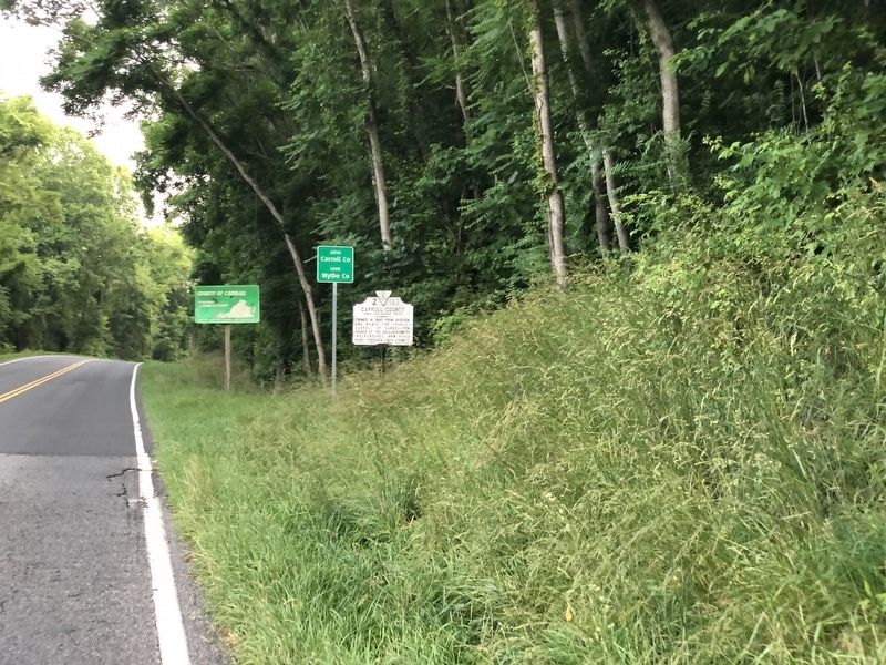 Wythe County / Carroll County Marker image. Click for full size.