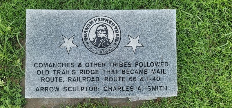 Quanah Parker Trail Marker. Click for full size. Quanah Parker Trail Marker image. Click for full size.