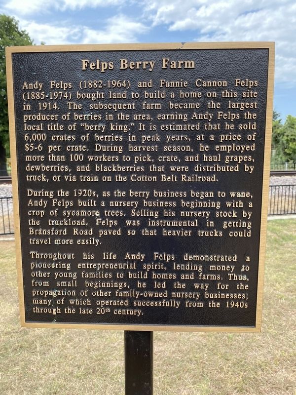 Felps Berry Farm Marker image. Click for full size.