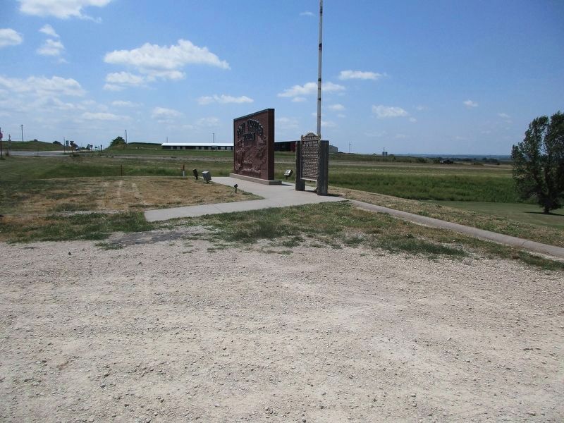 Hollenberg Ranch and the Pony Express Marker image. Click for full size.