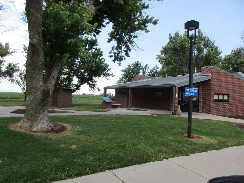 Nebraska City - Fort Kearny Cut-Off Marker. Click for full size. Nebraska City - Fort Kearny Cut-Off Marker image. Click for full size.