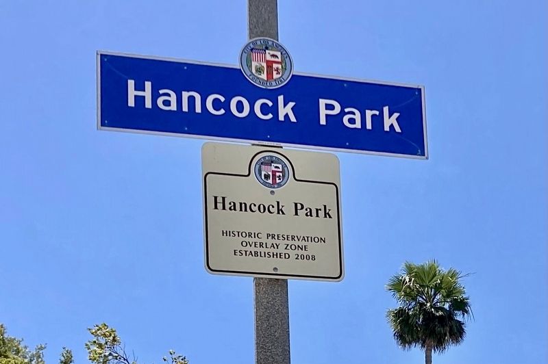 Hancock Park. Click for full size. Hancock Park image. Click for full size.