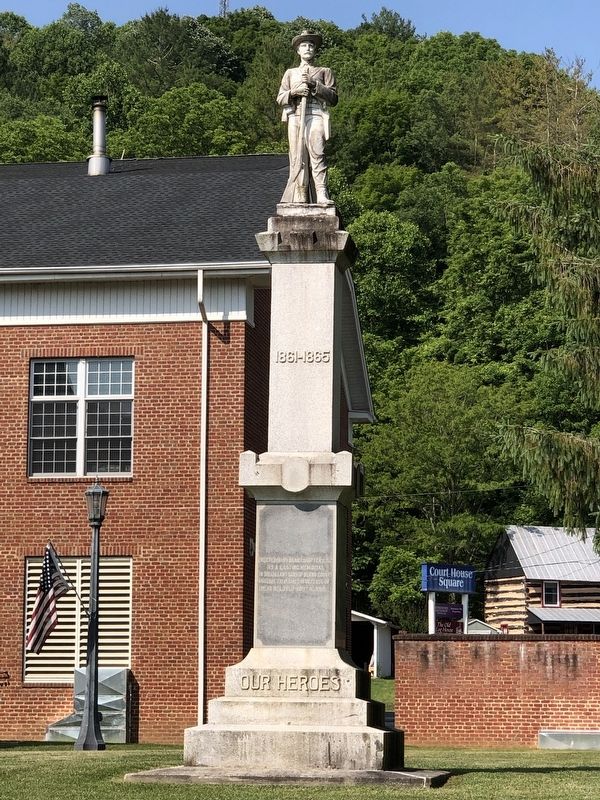 Bland County Confederate Monument Marker image. Click for full size.
