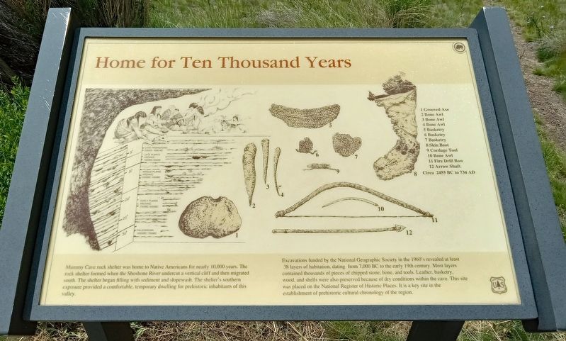 Home for Ten Thousand Years Marker image. Click for full size.