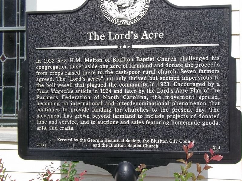 The Lord's Acre Marker image. Click for full size.
