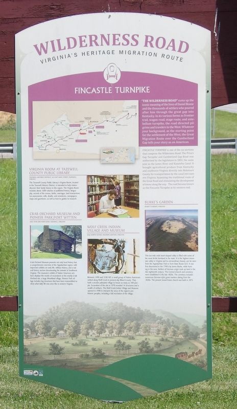 Fincastle Turnpike Marker image. Click for full size.