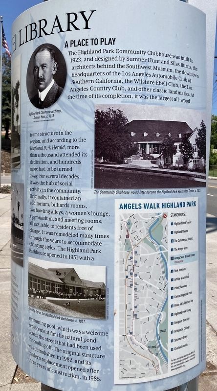 Arroyo Seco Branch Library Marker image. Click for full size.