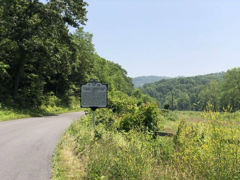 Civilian Conservation Corps Company 1392 Marker. Click for full size. Civilian Conservation Corps Company 1392 Marker image. Click for full size.