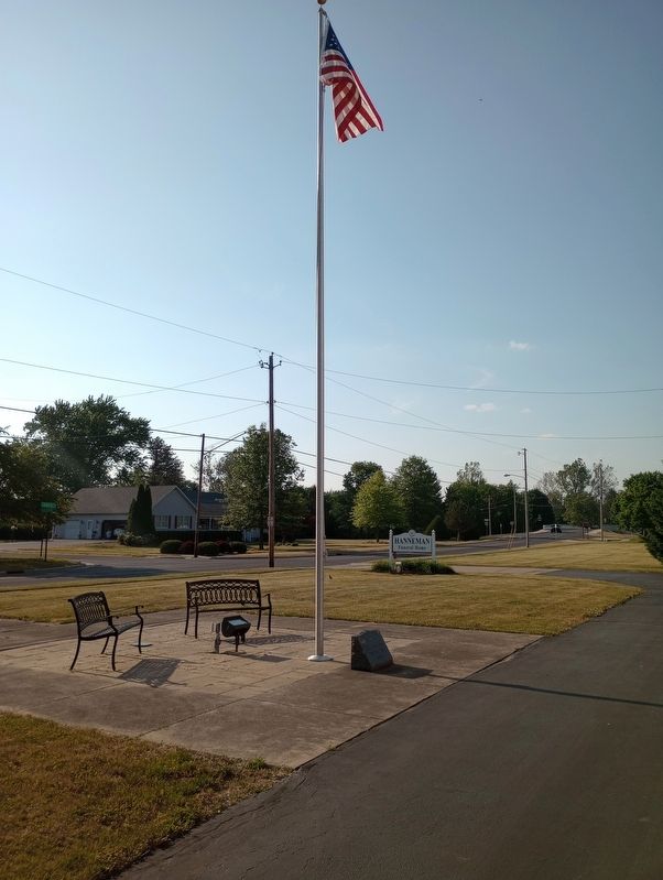 Hanneman Funeral Home Veterans Memorial. Click for full size. Hanneman Funeral Home Veterans Memorial image. Click for full size.
