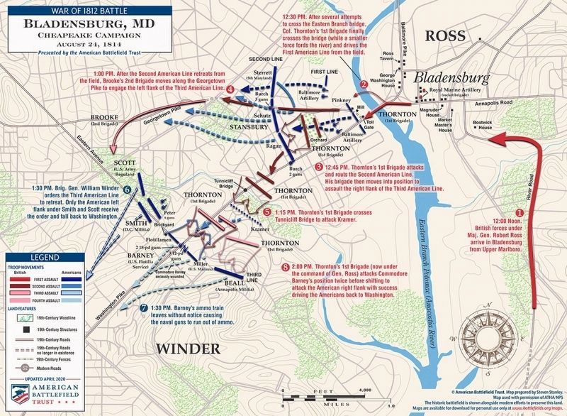 The Battle of Bladensburg (1814) image. Click for full size.