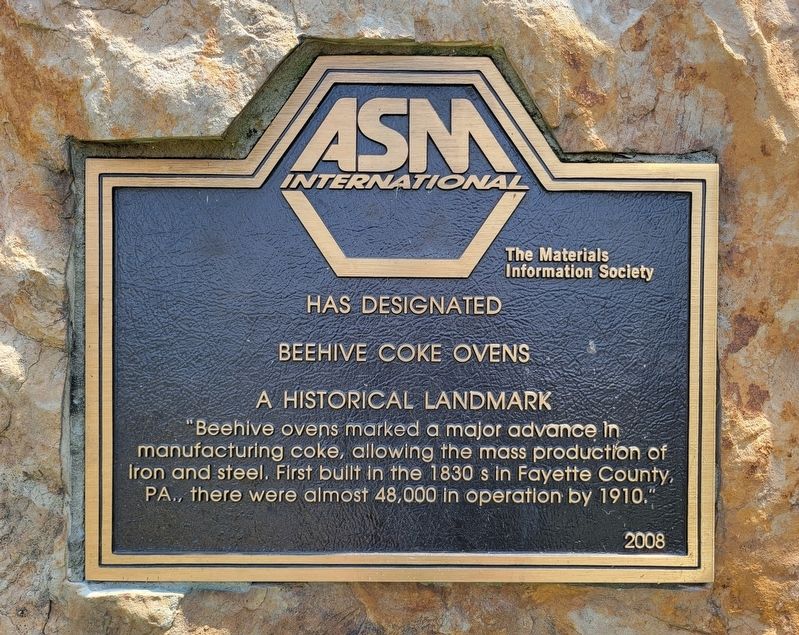 Beehive Coke Ovens Marker. Click for full size. Beehive Coke Ovens Marker image. Click for full size.