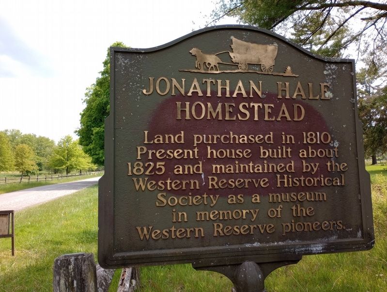 Jonathan Hale Homestead Marker image. Click for full size.