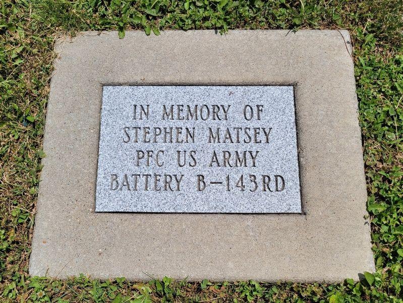 Stephen Matsey Marker image. Click for full size.