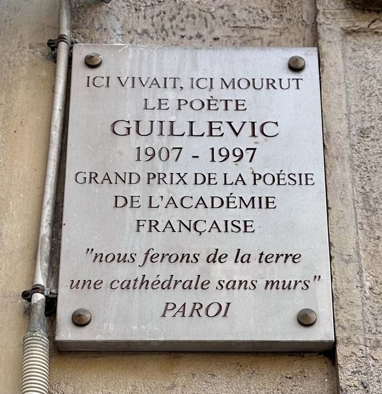 Guillevic Marker image. Click for full size.