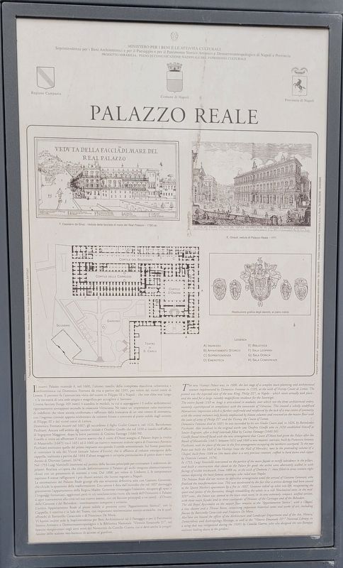 Palazzo Reale / Royal Palace Marker. Click for full size. Palazzo Reale / Royal Palace Marker image. Click for full size.