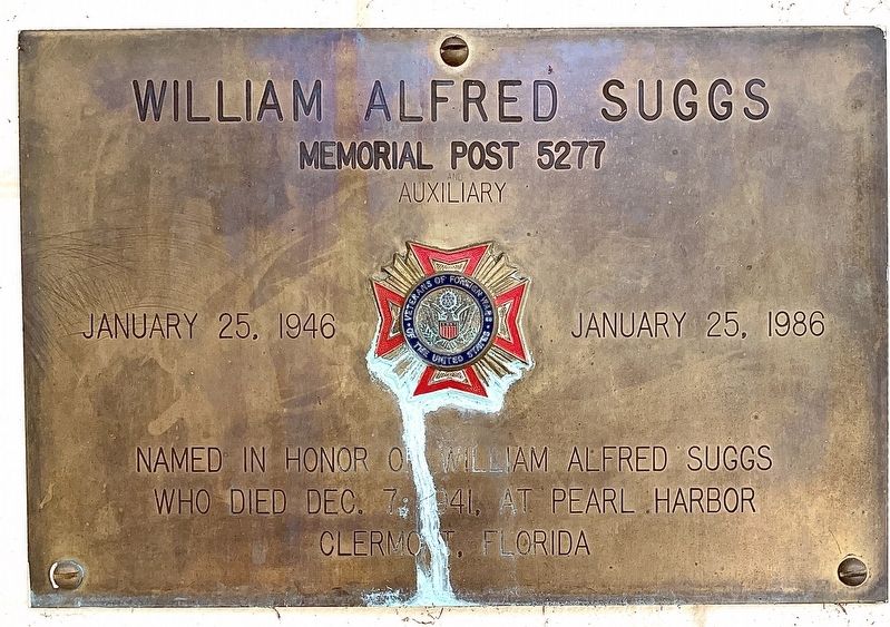 William Alfred Suggs Marker image. Click for full size.