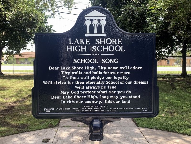 Lake Shore High School Marker Side 2. Click for full size. Lake Shore High School Marker Side 2 image. Click for full size.