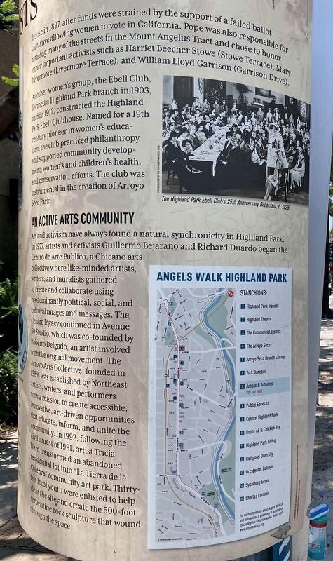 Artists & Activists Marker image. Click for full size.