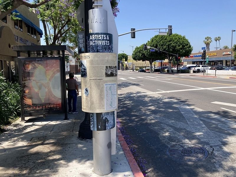 Artists & Activists Marker image. Click for full size.