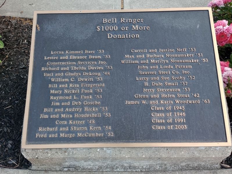 Old Main Original Bell Marker. Click for full size. Old Main Original Bell Marker image. Click for full size.