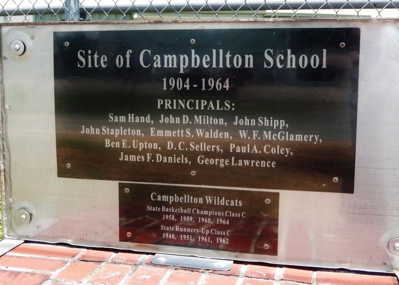 Site of Campbellton School Marker image. Click for full size.