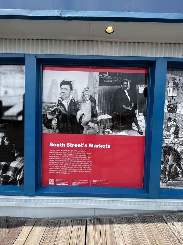 South Street's Markets Marker. Click for full size. South Street's Markets Marker image. Click for full size.