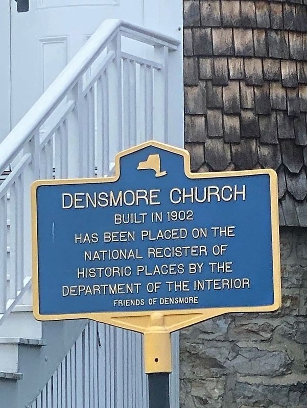 Densmore Church Marker. Click for full size. Densmore Church Marker image. Click for full size.