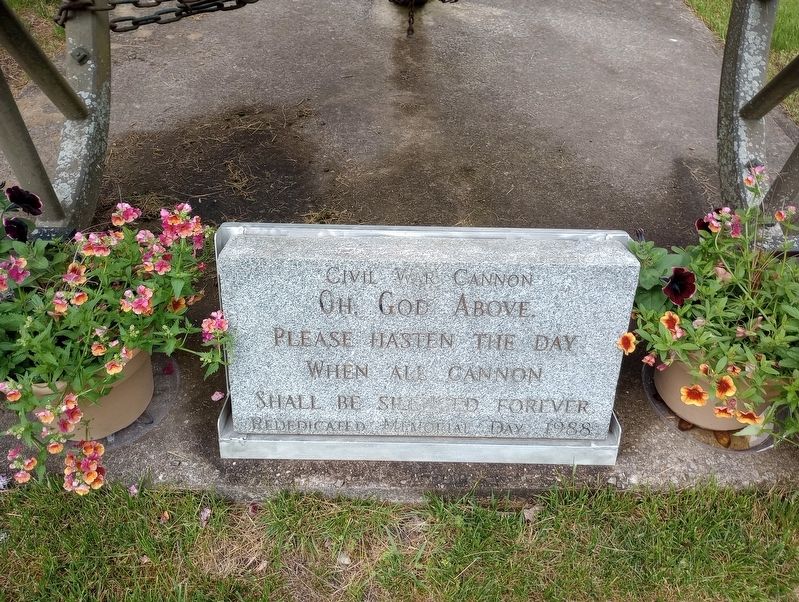 Civil War Cannon Marker image. Click for full size.