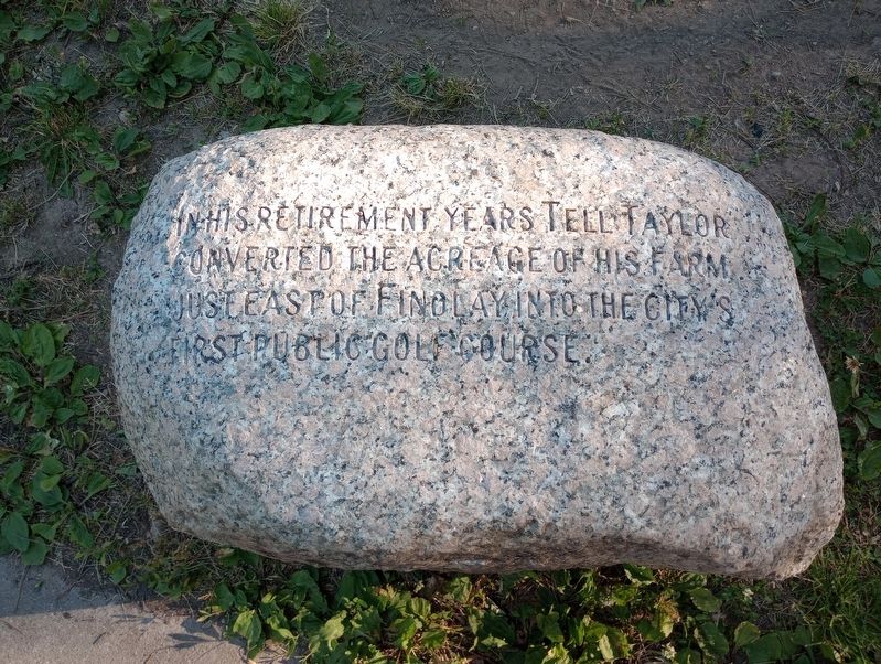 First Public Golf Course Marker image. Click for full size.