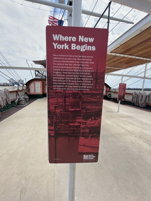 Where New York Begins side of the marker. Click for full size. Where New York Begins side of the marker image. Click for full size.