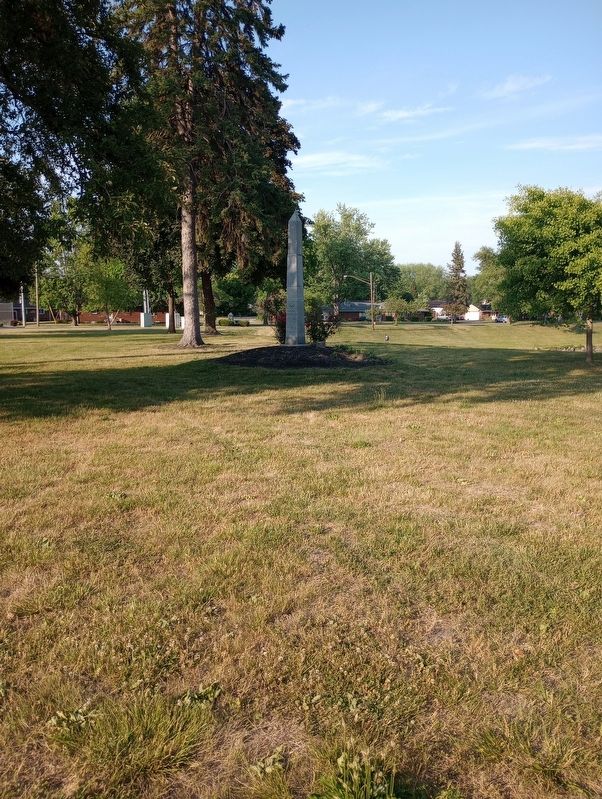 Memorial Park Legend Marker image. Click for full size.