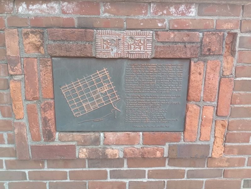 Historic Buildings in the City of Maumee Marker. Click for full size. Historic Buildings in the City of Maumee Marker image. Click for full size.