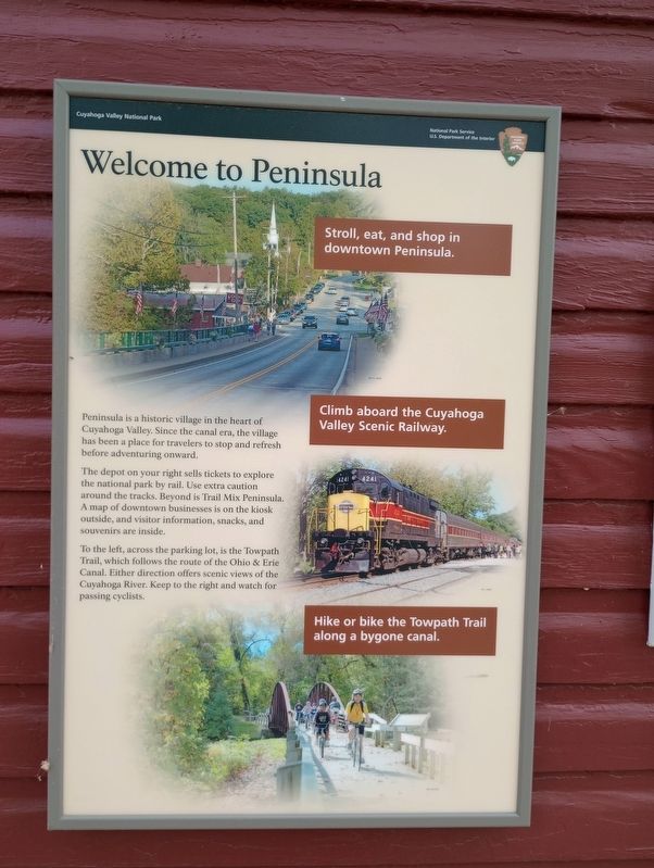 Welcome to Peninsula Marker image. Click for full size.