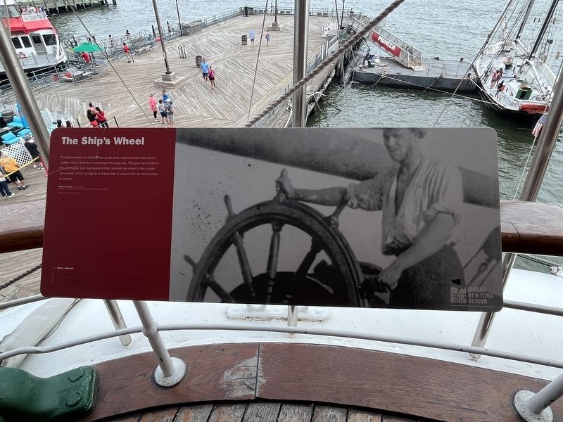 The Ship's Wheel Marker. Click for full size. The Ship's Wheel Marker image. Click for full size.
