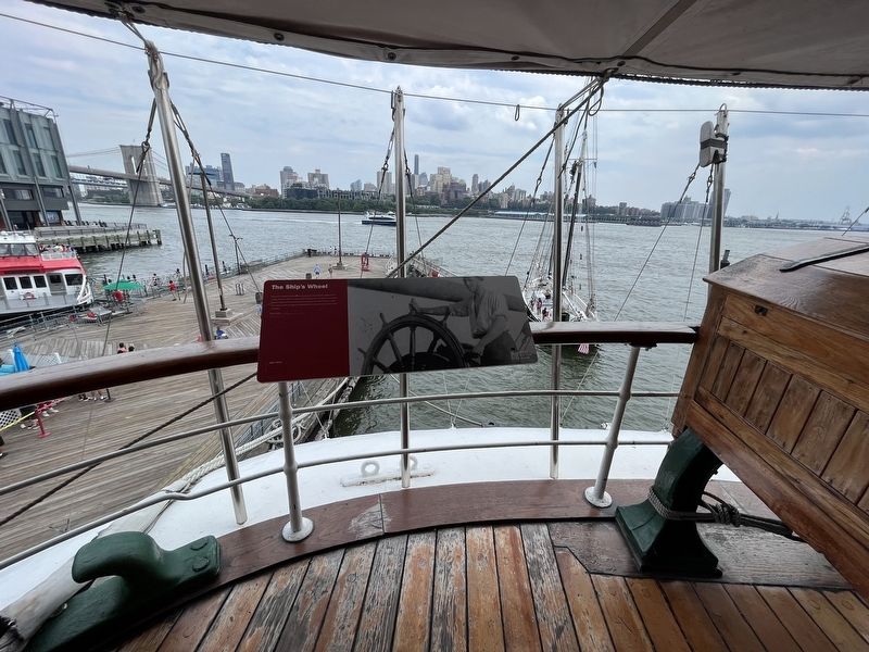 The Ship's Wheel Marker. Click for full size. The Ship's Wheel Marker image. Click for full size.