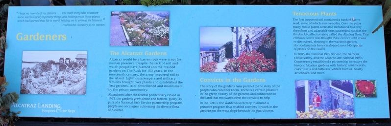 Gardeners Marker. Click for full size. Gardeners Marker image. Click for full size.