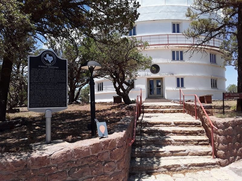 McDonald Observatory of the University of Texas Marker image. Click for full size.
