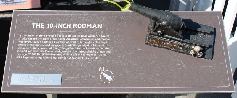 The 10-Inch Rodman Marker image. Click for full size.