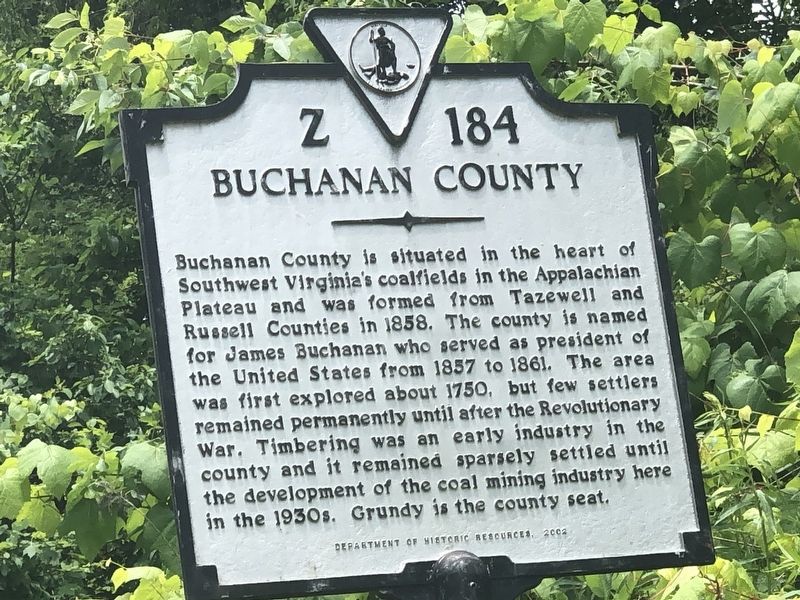 Buchanan County side of marker image. Click for full size.