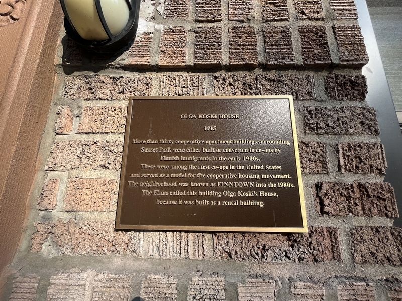 Olga Koski House Marker. Click for full size. Olga Koski House Marker image. Click for full size.