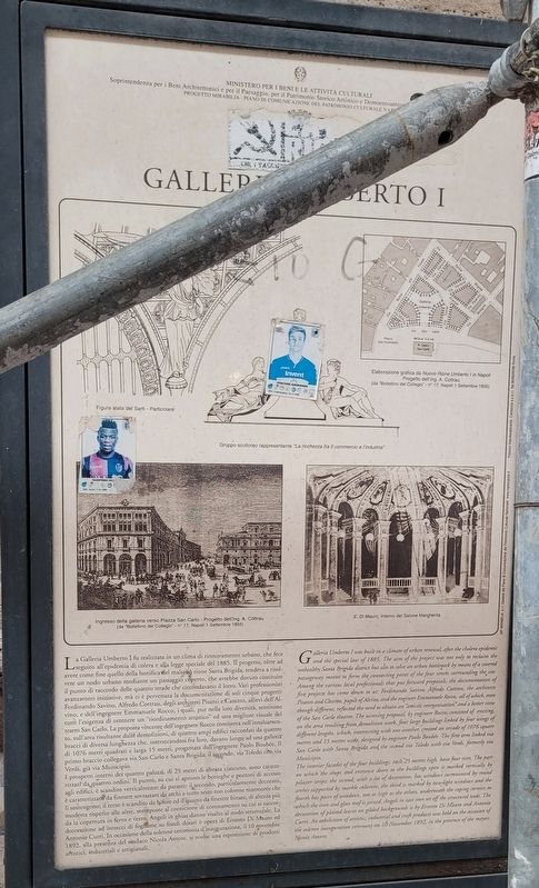 Galleria Umberto I Marker. Click for full size. Galleria Umberto I Marker image. Click for full size.