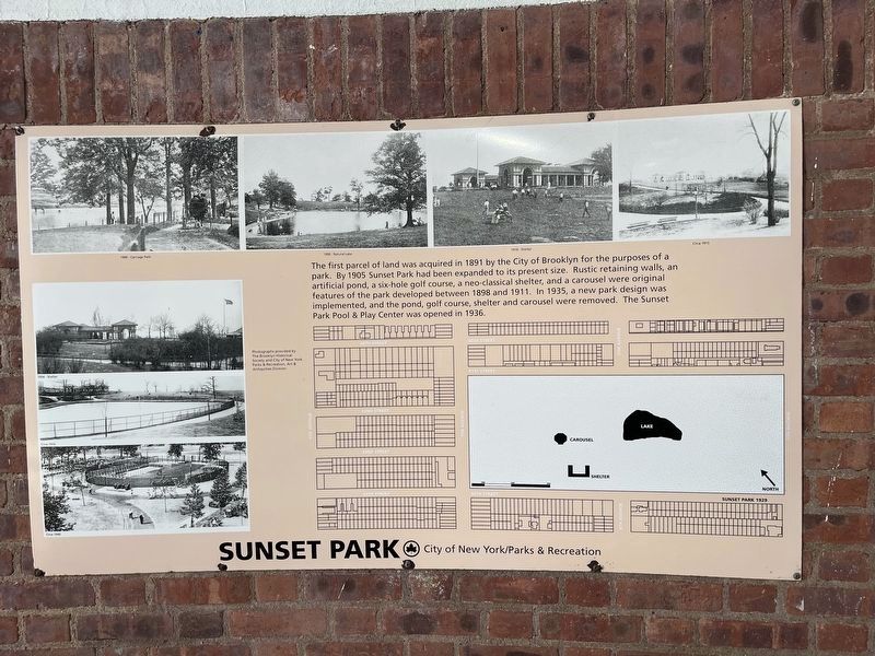 Sunset Park Marker. Click for full size. Sunset Park Marker image. Click for full size.