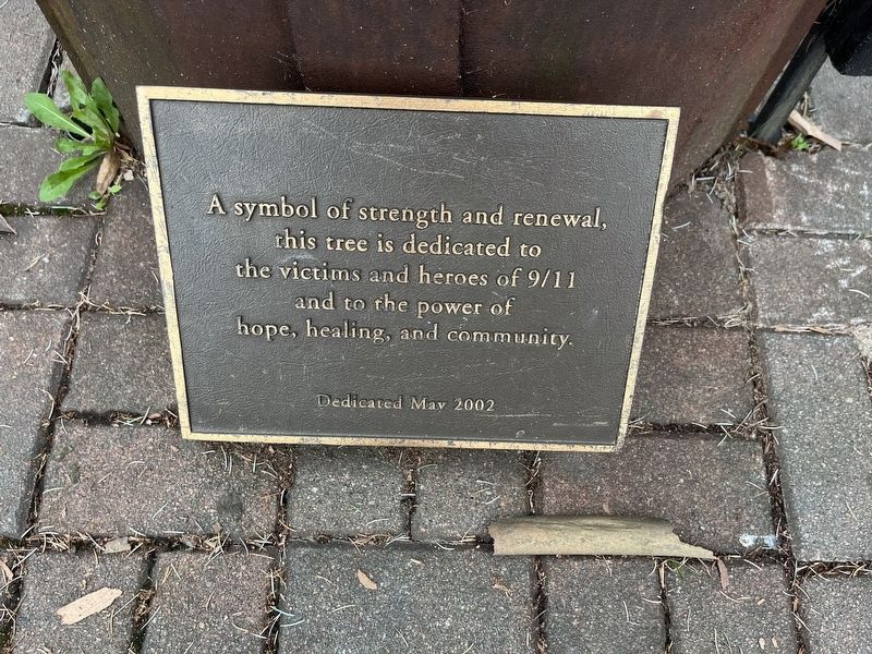 9/11 Memorial Marker. Click for full size. 9/11 Memorial Marker image. Click for full size.
