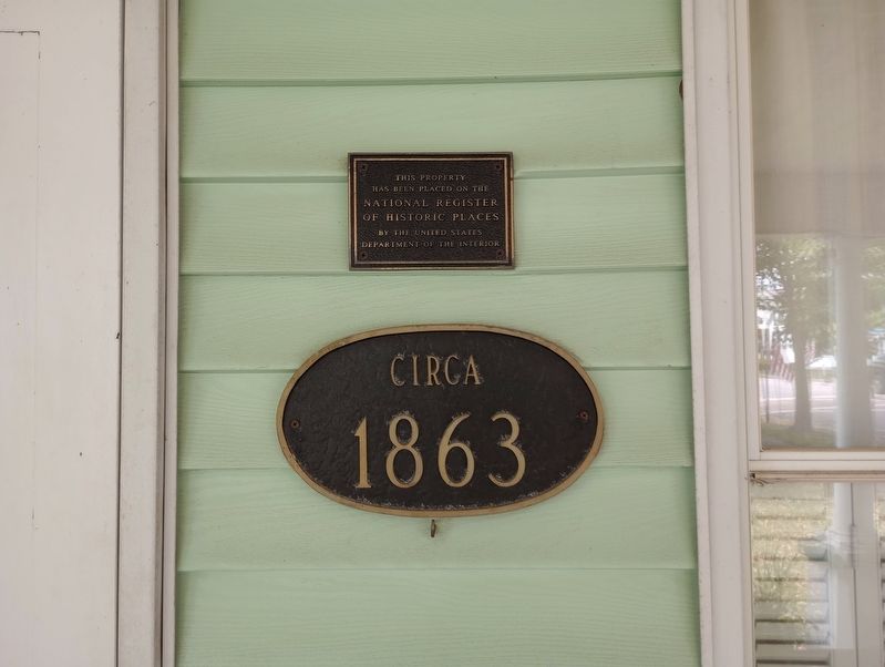 The James Bennet House Marker. Click for full size. The James Bennet House Marker image. Click for full size.